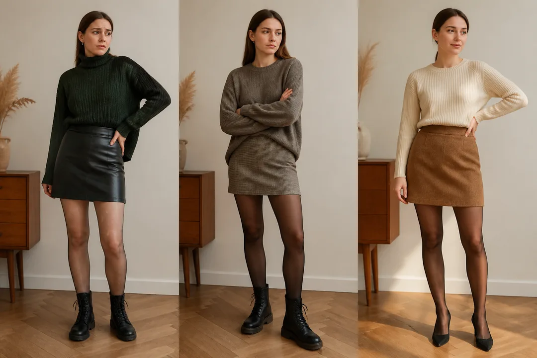Ошибки, которые убивают юбку и колготки